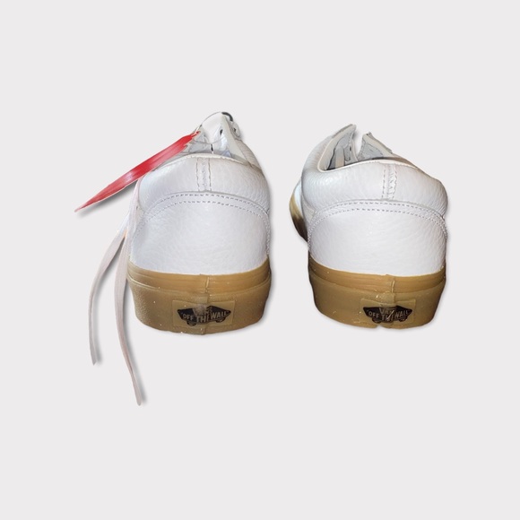 Madewell x Vans® Unisex Old Skool Lace-Up Sneakers in Tumbled Leather - Picture 3 of 4